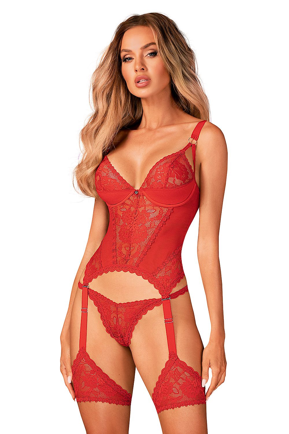 Crimson Muse Lingerie Set